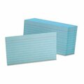 Tops Business Forms Oxford, Ruled Index Cards, 3 X 5, Blue, 100PK 7321BLU